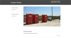 Desktop Screenshot of excaliburrental.com